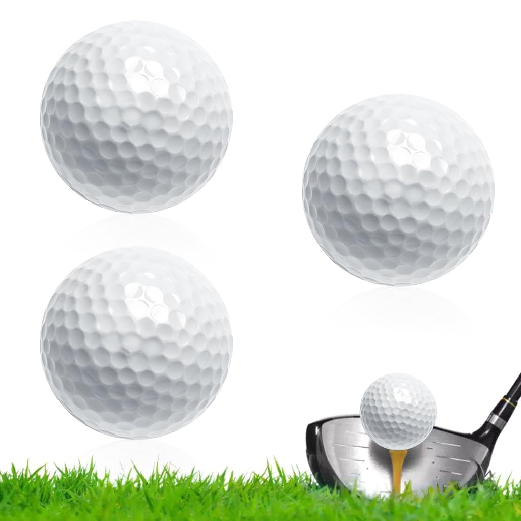 Proberos PGM Premium Golf Ball Double Layer Golf Ball High Compression Golf Ball for Distance and Straighter Shots, 3Pcs Proberos PGM Premium Golf Ball Double Layer Golf Ball High Compression Golf Ball for Distance and Straighter Shots, 3Pcs